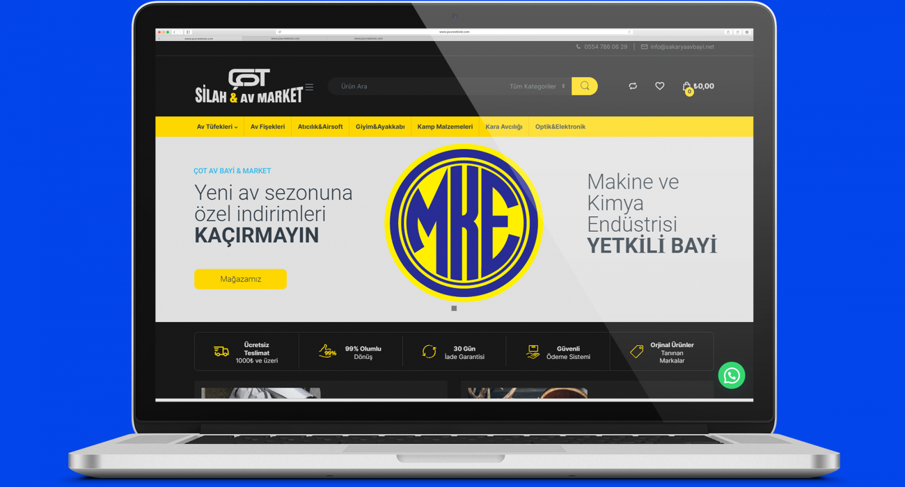 Çot Av Bayi ve Av Market . ATAXNET Referanslar